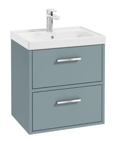 FINLAND Wall Hung  Two Drawer Vanity Unit, Colour Choice