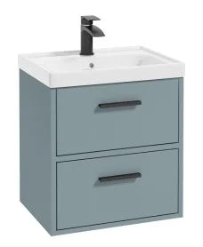 FINLAND Wall Hung  Two Drawer Vanity Unit, Colour Choice