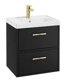 FINLAND Wall Hung  Two Drawer Vanity Unit, Colour Choice