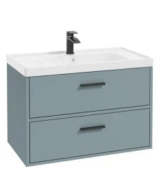 FINLAND Wall Hung  Two Drawer Vanity Unit, Colour Choice