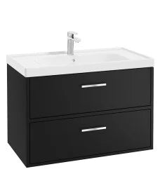 FINLAND Wall Hung  Two Drawer Vanity Unit, Colour Choice
