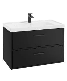 FINLAND Wall Hung  Two Drawer Vanity Unit, Colour Choice