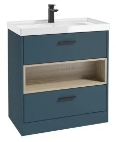 MALMO Floorstanding 80cm Two Drawer With Choice of Colours