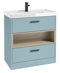 MALMO Floorstanding 80cm Two Drawer With Choice of Colours