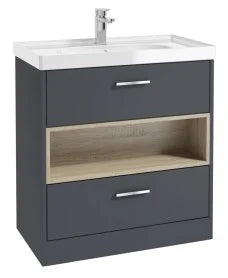 MALMO Floorstanding 80cm Two Drawer With Choice of Colours