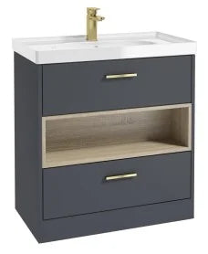 MALMO Floorstanding 80cm Two Drawer With Choice of Colours