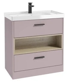 MALMO Floorstanding 80cm Two Drawer With Choice of Colours