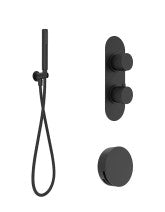 ALITA Knurled Bath Set 2 Matt Black