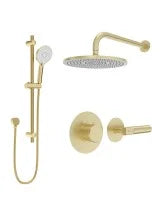 HAKK Thermostatic Shower Set 1 with Wall Arm Brushed Gold