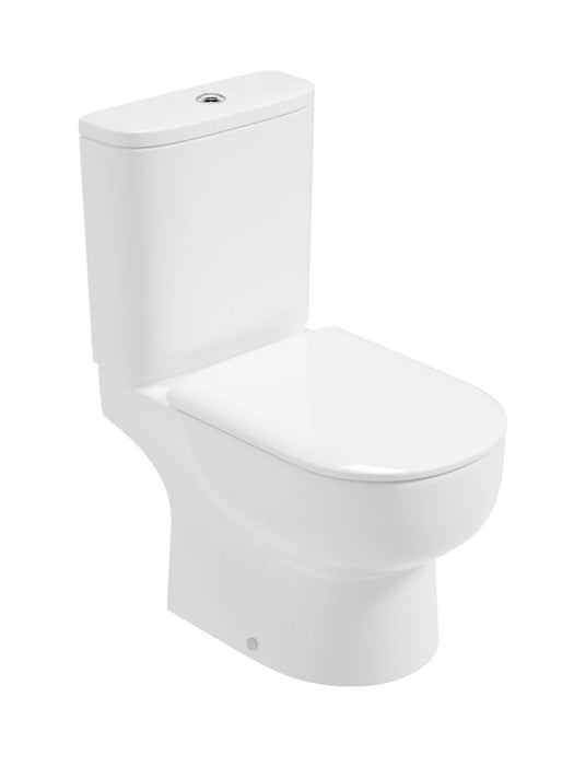 VIA Open Back Closed Coupled Rimless Pan & Sequence Soft Close Seat