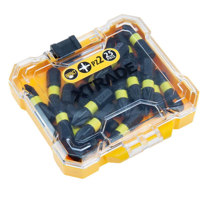 XTrade 25 Piece PZ2 Impact Screwdriver Bits